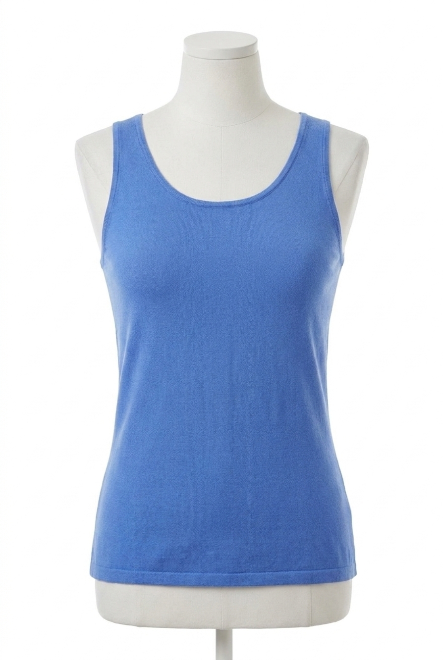 NEW ANGEL APPAREL knit tank in periwinkle